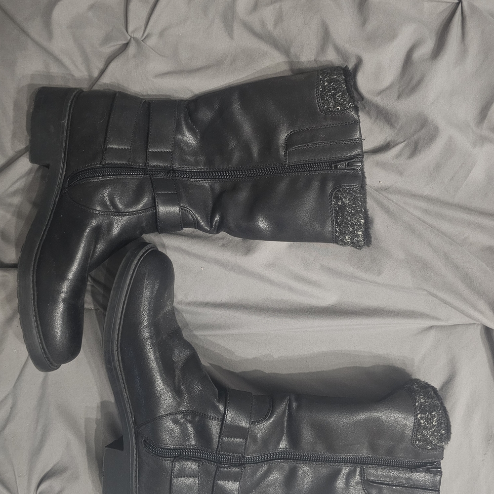 Clarisse Black Winter Boots